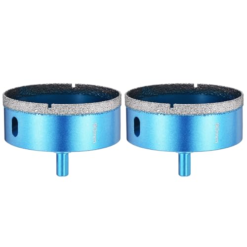 Scie-cloche diamant 90 mm pour percer proprement sans casser la porcelaine émaillée et le verre