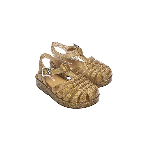 melissa Mini Possession Final DE ANO BB, Sandalias Planas, Dorado, 27 EU