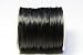 Bistore - Premium Nylon Satin cord, shiny silk look, for Beading and knoting (1mm Thick, Black)