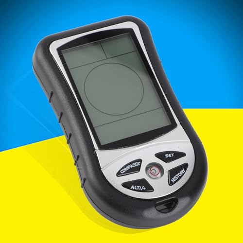 Altímetro digital portátil para caminatas al aire libre con barómetro de previsión Dioche