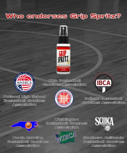 Grip Spritz - #1 Basketball Court Shoe Grip Spray - Shoe Traction Enhancer - Elongates Shoe Life and Increase Performance - Year Round Bundle - Two Bottles of Sneaker Grip Spray Towel Clear