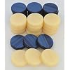 Manopoulos 30 Acrylic Backgammon Chips - Blue & Ivory, 1.4 Inches, 2 Players, Age 9+