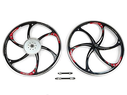 Aluminum Wheels with 44T Sprocket HY-22 (Black ) 80CC Gas Motorized Bicycle