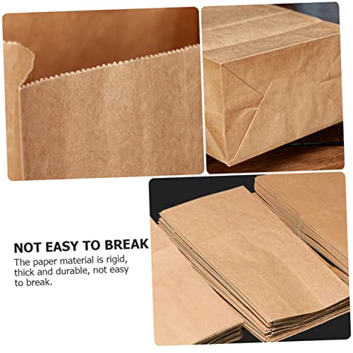 Bolsas de papel kraft Mikinona resistentes a la grasa para hamburguesas y sandwiches 3