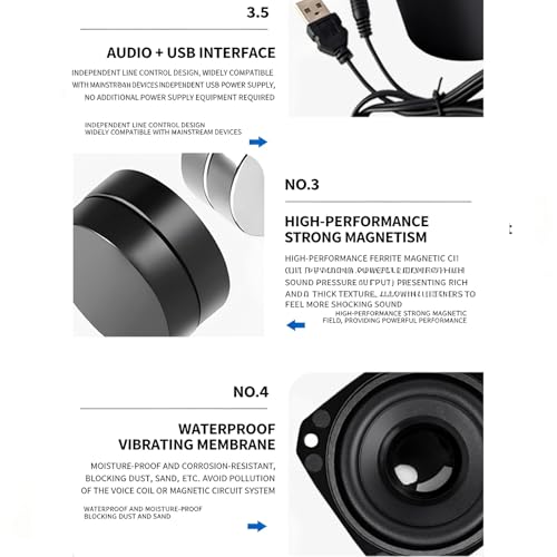 Altavoces en miniatura de 56mm y 3W para proyectos de audio en casa 6