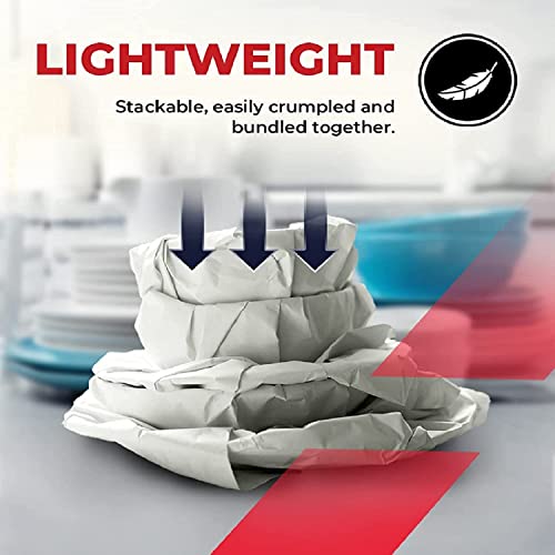 Newsprint Packing Paper Sheets For Moving, Shipping, Box Filler, Wrapping And Protecting Fragile Items 1.3 Lbs (50 Sheets, 26” X 15”) #TOP2