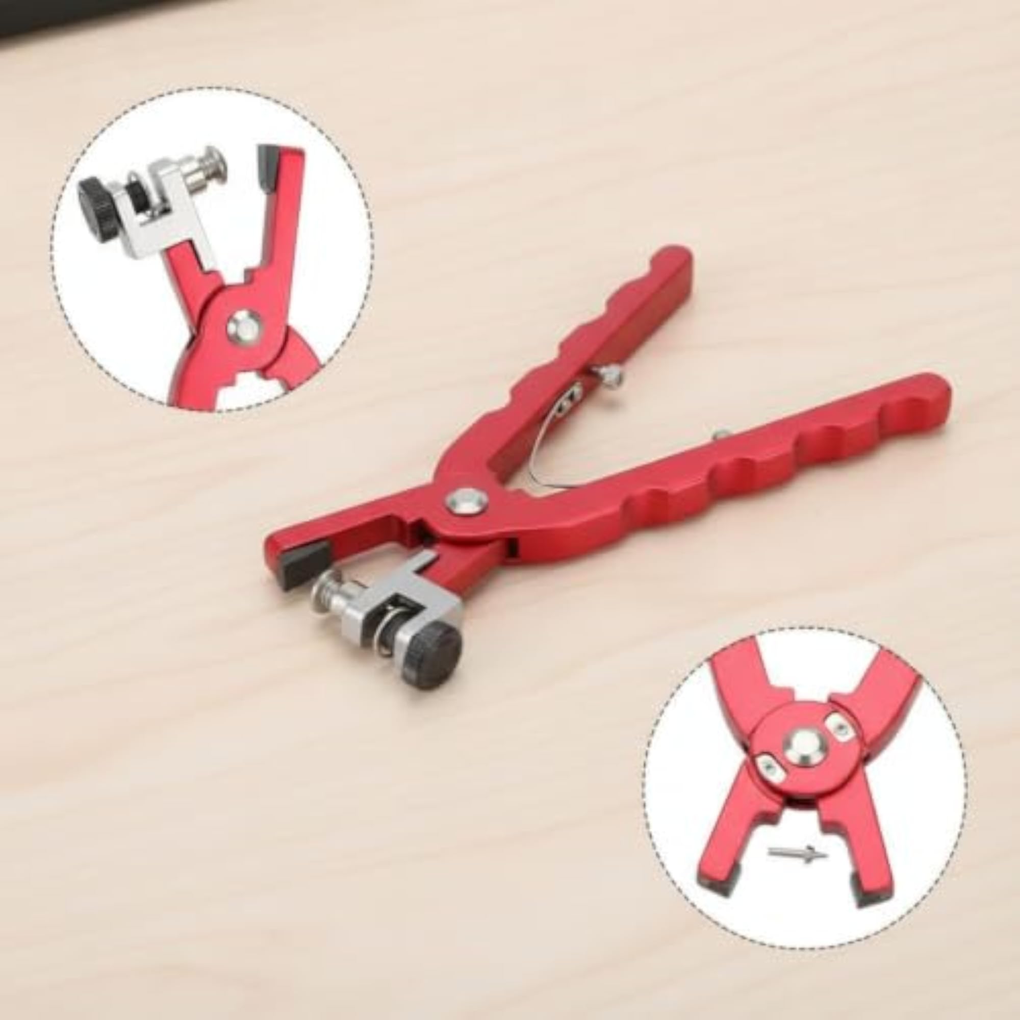 Precision Watch Strap Pliers with Adjustable Head
