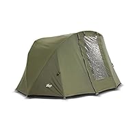 Lucx Winterskin Überwurf für 1-Mann Bivvy Puma - Overwrap für Angelzelt, 210D PU-Nylon, 10.000 mm Wassersäule, inkl. Tragetasche & Heringe (Kein Zelt - nur Überwurf)