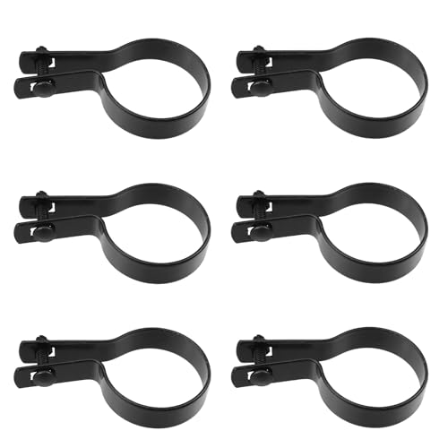 Antrader Black Chain Link Brace Band,2-1/2” Chain Link Tension Band,6Pcs