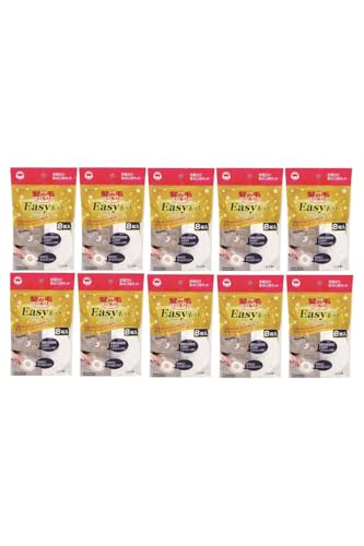 ボンスター 髪の毛トリトリ Easyネット お風呂の排水口用 8枚入り ×10個セット 髪の毛、細かなゴミをしっかりキャッチ