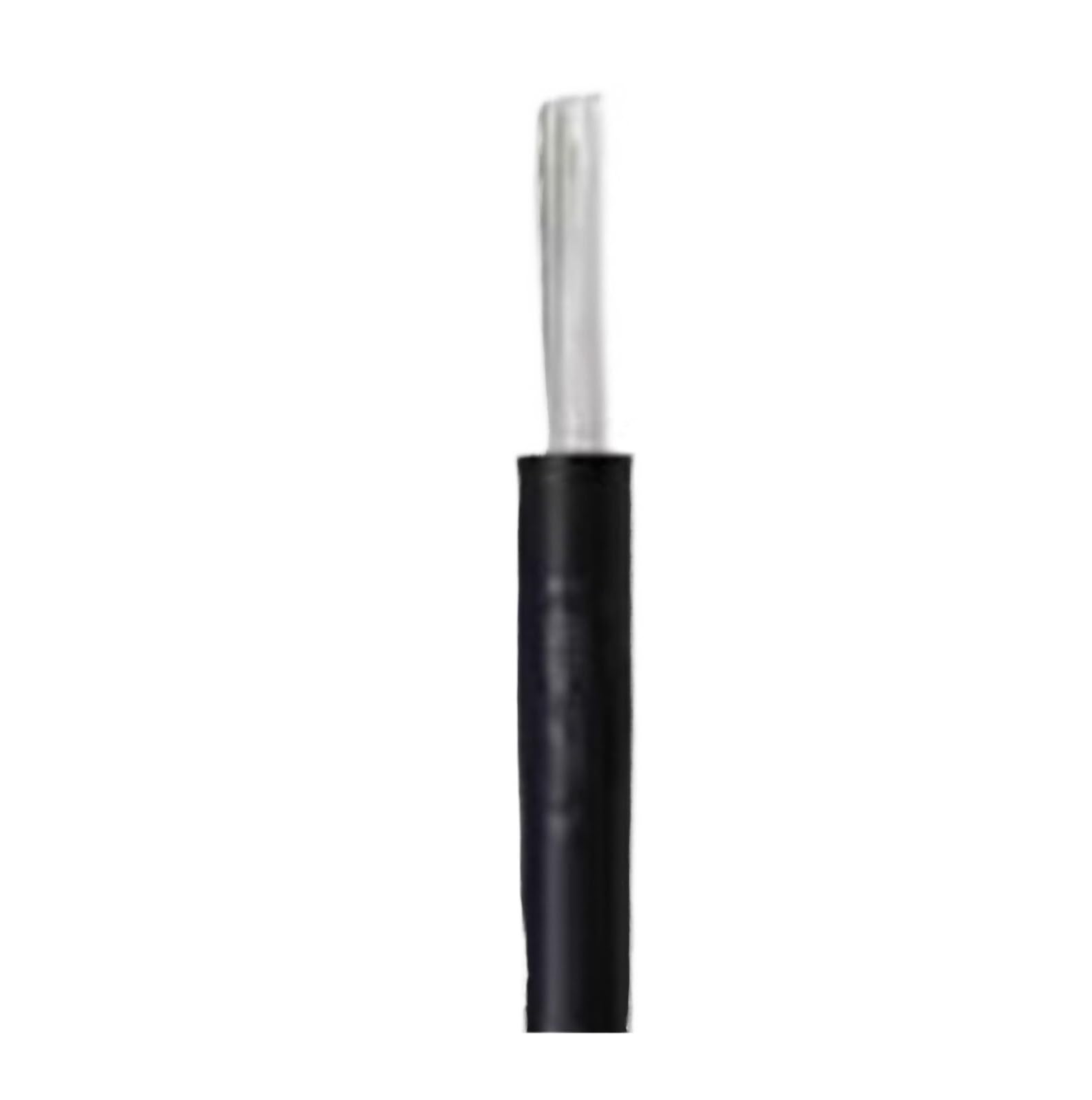 Cable electrónico UL1571 de 20M 32/30/28/26/24/22/20/18/16AWG cobre estañado aislado con PVC(Black 20m,18AWG)
