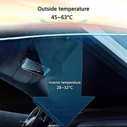 Parasole Auto Parasole anteriore Per Range Per Rover Sport 2008-2013, copertura pieghevole per parabrezza auto anti-luce Tendine Parasole