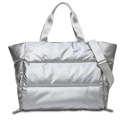 Bolso tipo tote y bolso acolchado para mujer miniatura 1