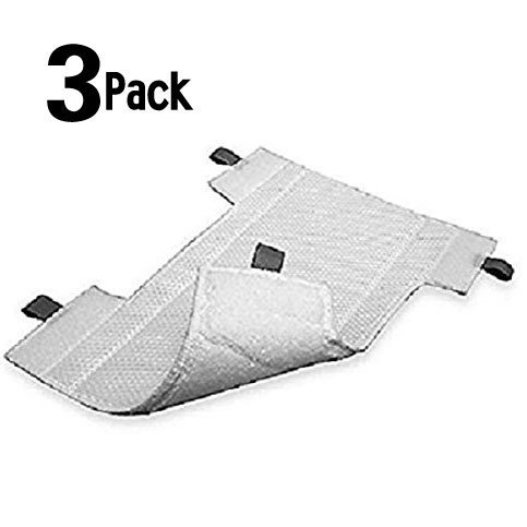 3Pack Dust-Away Micro-Fiber Hv300 Series Pads kit for Shark Dust-Away, Rotator, Navigator Lift-Away Pro Vacuum, Ultra Light Stick Vacuum