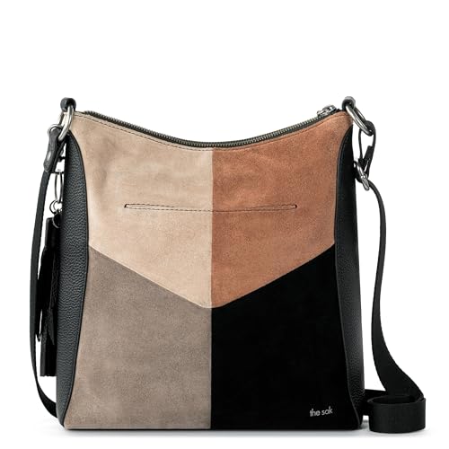 Image of The Sak Lucia Leather Crossbody Purse - Premium Leather Women's Handbag for Everyday & Travel - Cross Body Bag With Zipper