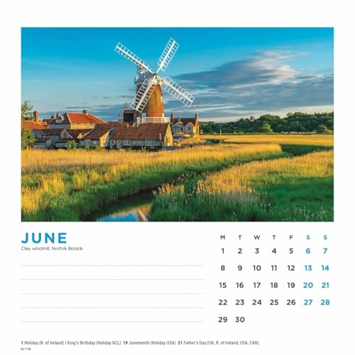 Carousel Worldwide, British Landscapes 2026 Desk Calendar - Image 5