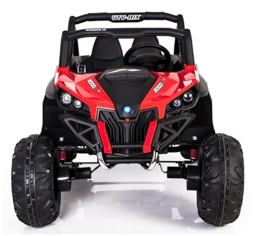 FINOOS Coche eléctrico para niños 2 plazas UTV-MX Buggy 12V 2 Lugares, con Control Remoto de 2.4Ghz, Batería…