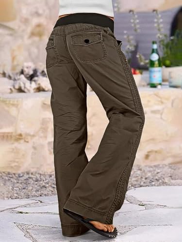 Image of Flamingals Straight Leg Drawstring Pants for Women