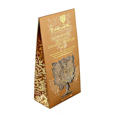 Holdsworth Chocolates Treats - Milk Chocolate Sea Salt Caramel Truffles - 100g