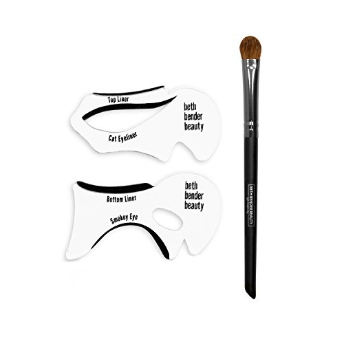 Beth Bender Beauty - Original Cat Eyeliner & Smokey Eye Stencil Pack with Brush