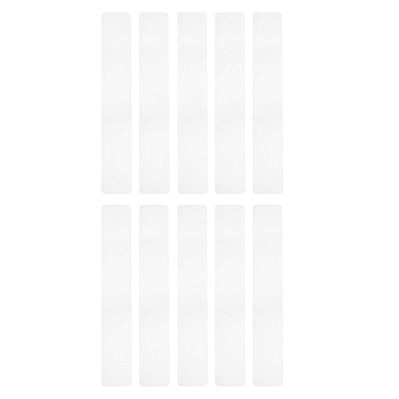 Tira Antideslizante Para Escaleras y Bañeras Transparente 15x61 Cm Peva Duradera Autoadhesiva Seguridad Hogar 10 Piezas Uso Baño y Ducha