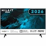 Nilait Prisma Smart TV 43 Pulgadas, 4K UHD LED, WebOS, HDR, WiFi, Control por Voz, Televisor 4K, Ultra HD