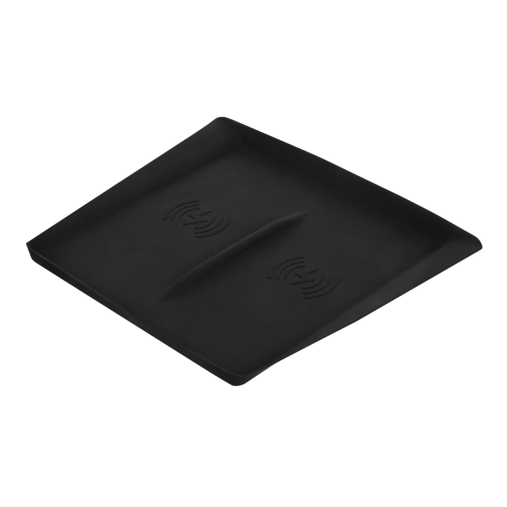 FUNOMOCYA Anti-Slip Cordless Charging Pad y Accessories Dashboard Center Console Silicone Mat Vehicle Dashboard Organizer Tray