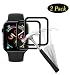 Produktbild NUOCHENG Kompatibel mit Apple Watch Series 5/4 44mm Panzerglas mit [ HD Klar, Anti-Kratzer, Blasenfrei] 2 Stück Schutzfolie Displayschutzfolie für Apple Watch 44mm Series 5/4