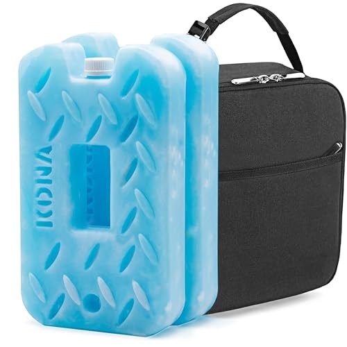 Image of Kona Blue Ice 2 Pound Ice Packs for Coolers - Long Lasting Design - Refreezable Reusable Cooler Ice Pack (2)