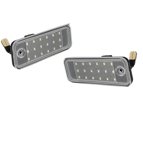 Luces LED matrícula Kia Rondo Carens 2013 con alta luminosidad blanca y anti-error