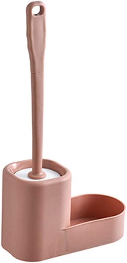 SPOUR Toilet Brush Holder Toilet Brushes, Household Hand Cleaning Tools, Toilet Brushes and Storage Shelves, Bathroom Long Handle Cleaning,Toilet Brush with Holder
