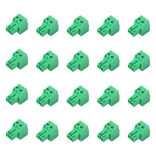 Conectores PCB de 2 pines de 3,5 mm con terminales de alta precisión para cables AWG