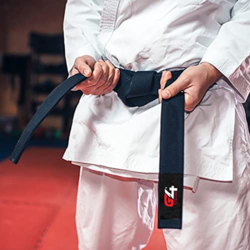 image for G4 VISION Black Karate Belts Martial Arts Uniform Ranking Taekwondo Ka