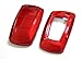 iJDMTOY Exact Fit Red Finish Key Fob Hard Shell Cover Compatible with BMW 1 2 3 4 5 6 7 Series X3 2nd Gen Smart Key (FCC: YGOHUF5767 YGOHUF5662, etc)