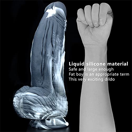 SeLgurFos Realistischer Dildo mit starkem Saugnapf Weiches Silikon groß Dildo Dual Density 9.84" Monster Dildo Big Horse G-Punkt Giant Dildo – Bild 4