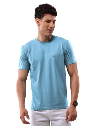 Image of Lux Nitro Cotton Round Neck T-Shirt for Men | Half Sleeve | Regular Fit | Comfortable Everyday Casual Wear