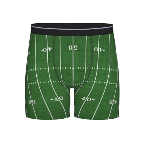 Basketball Men'S Boxer Briefs Comfort Soft Stretch Long Leg Underwear