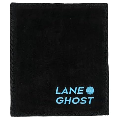 Lane Ghost Bowling Ball Shammy Pad | Bowling Ball Cleaner | Oil Removing Cloth for Hook Consistency & Performance | Bowling Ball Cleaning Accessory Cover
