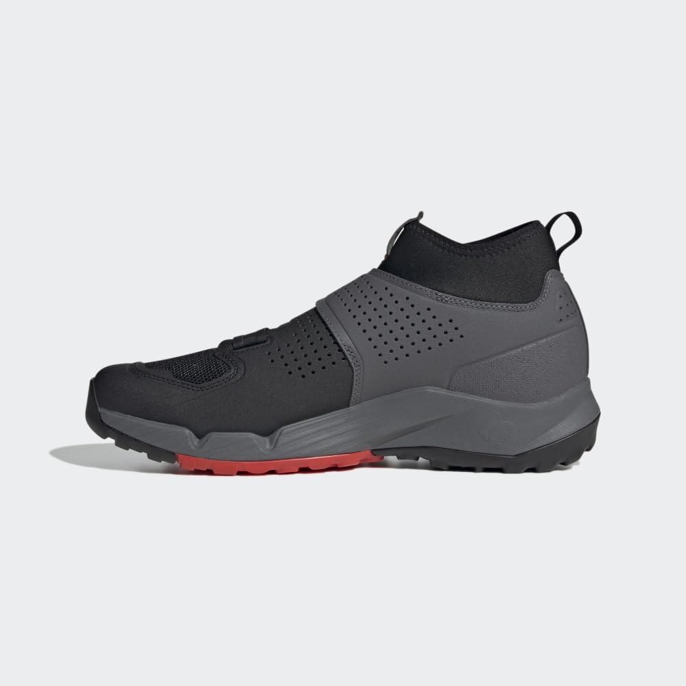 Adidas Five Ten Trailcross Pro Clip-in W - Tenis de Bicicleta de montaña para Hombre, Grey Five/Core Black/Red