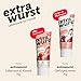 MERA Extrawurst getreidefreie Hundeleberwurst, 75g Tube mit viel Frischfleisch und Geschmack, Trainingsleckerli für ausgewachsene Hunde und Welpen, ohne Zucker und Salz