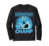 Monopoly Man Champ Money Toss Vintage Logo Long Sleeve T-Shirt