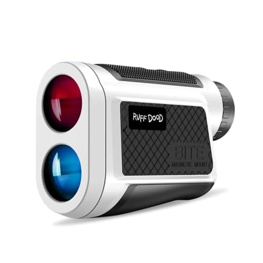 RUFF DOOD Laser Golf Rangefinder with Slope, Flag Lock Vibration, Rechargeable Range Finders with Magnet Stripe