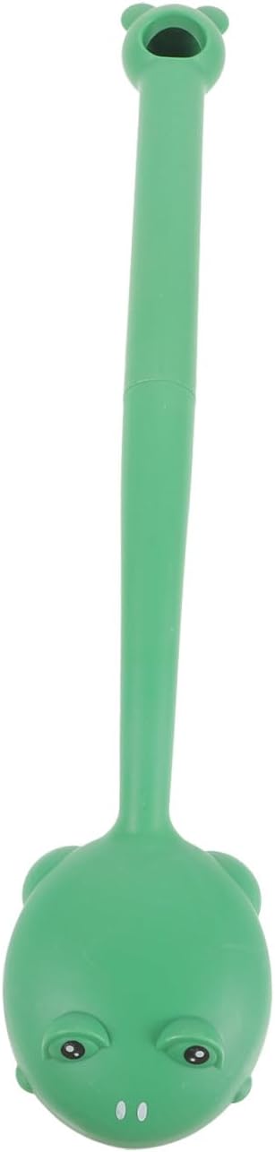 CALLARON Long Handle Back Scrub Brush Soft Bristle Body Scrubber Cartoon Frog Shower Bath Brush for Exfoliating and Deep Cleaning