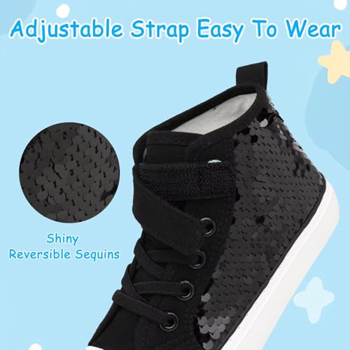 AOVOG Toddler Girls Sparkle Canvas Shoes Review