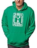Camisetas EGB Sudadera Capucha Adulto/Niño Condensador De Fluzo - Regreso Al Futuro - Ochenteras 80´s Retro Comic Tallas Especiales (Verde, S)