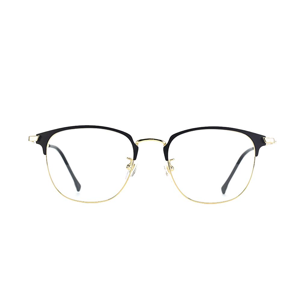 Gafas de Lectura con gradiente de Montura Redonda, Gafas de Lectura Retro Vintage Unisex, Gafas de Lectura Ligeras de Titanio (Color : Brown, Size : 3.5)