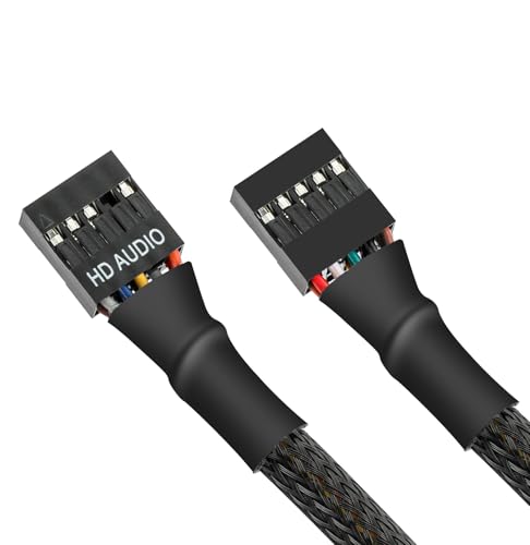 Cable Extensor de Audio HD 9 Pin 30cm Hembra a Hembra miniatura 4
