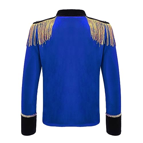 Boys Marching Band Drum Major Uniform Carnival Kids Long Sleeve Tassel Majorette Tuxedo Jacket2