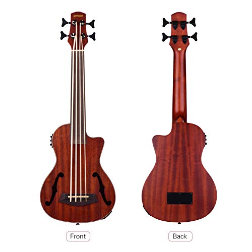Ukulélé Ukulélé 30 Pouces Pan Coupé U-bass En Bois Électrique Basse Acoustique Ukulélé Ukelele Intégré Eq Tuner Avec… - Les Beatles, Paul McCartney, John Lennon, RIngo Starr, George Harrison Ukulélé Ukulélé 30 Pouces Pan Coupé U-bass En Bois Électrique Basse Acoustique Ukulélé Ukelele Intégré Eq Tuner Avec… – Image 6