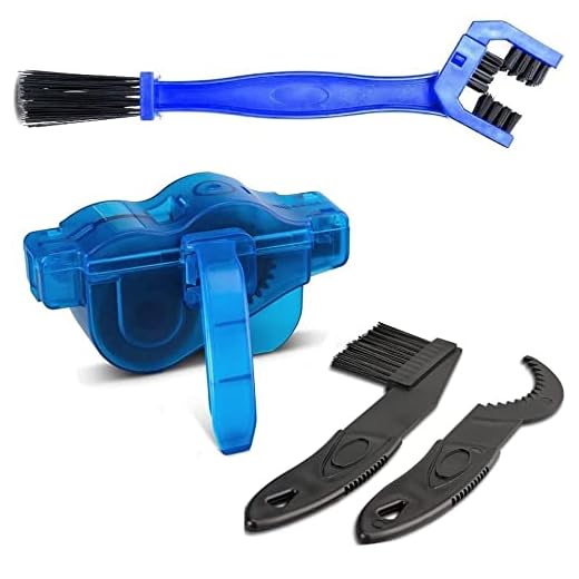 Kit limpiador de cadena de bicicleta, cadenas de limpieza fácil y rápido Scrubber Gear Brush Mantenimiento Herramienta de limpieza Set para bicicletas de carretera Bicicleta Ciclismo Mountain Bike